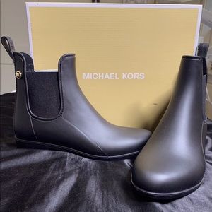 MK Black Rain Booties
